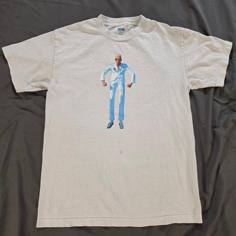 Tyler The Creator Igor Tour T-Shirt Golf Wang 2019 Grey Graphic Tee Mens Medium